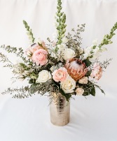 Sugar Plum Blossoms Vase Arrangement