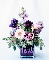 Violet Frost  Vase Arrangement