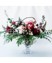 Crystal Frost Vase Arrangement