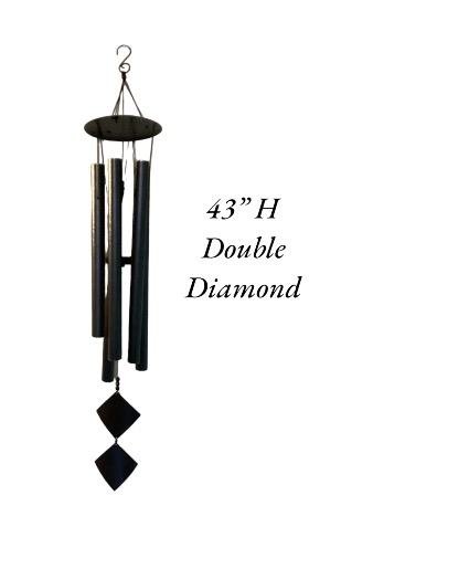 43”H Double Diamond Chime Wind chime 