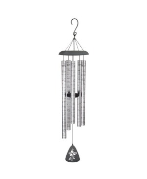 44" Black/Silver - Roses For Mother - Wind Chime 44" Black/Silver - Roses For Mother - Wind Chime