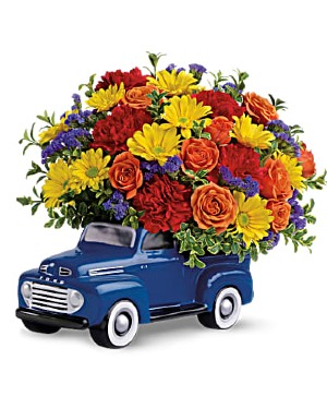 '48 Ford Pickup Bouquet  All-Around Floral Arrangement