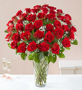 48 LONG STEM RED ROSES  