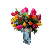 48 Mixed Rose Love Bouquet Rose Arrangement