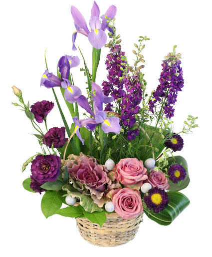 Spring's Treasure Basket Arrangement