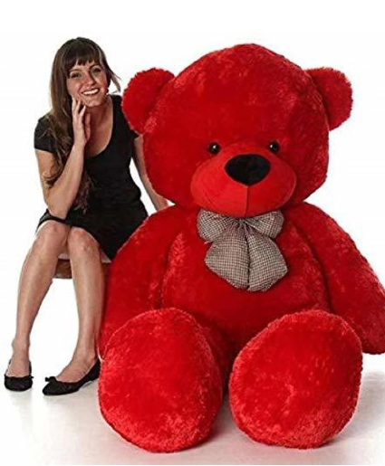 5 Feet,Giant Teddy Bear Stuffed Animal (RED) 5 Feet,Giant Teddy Bear Stuffed Animal (RED)