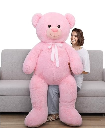 5 Foot GIANT Plush Teddy Bear (PINK) 5 Foot GIANT Plush Teddy Bear (PINK)