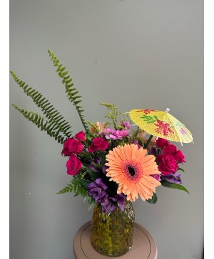5 O'Clock Somewhere Vase Arrangement
