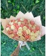 50 Pink/White Rose Ramo 