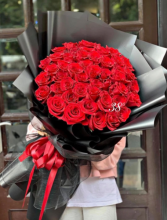 50 Premium Red Roses  