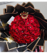 50 Red Roses Wrapped Bqt. (Buchon) 