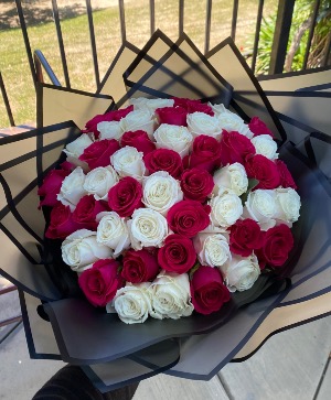 50 rose bouquet 