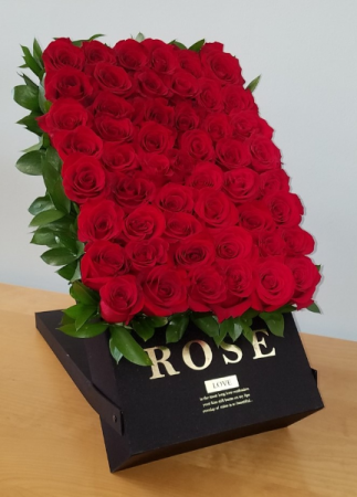 50 Roses Deluxe Box Box