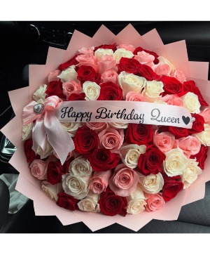 50 Roses Ramo Mix Colors 