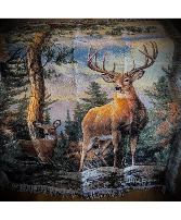 50" x 60" Deers Decorative Keepsake Throw