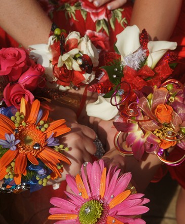 Array of Prom Corsages Prom Flowers in Orange, TX | Nan's Floral & Wedding Designs