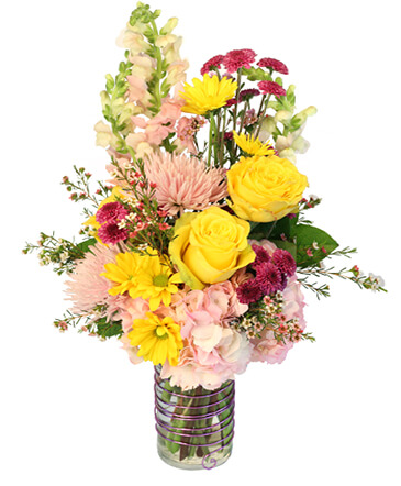Touches of Light Vase Arrangement  in Yankton, SD | Pied Piper Flowers & Gifts