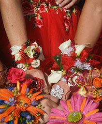 Array of Prom Corsages Prom Flowers