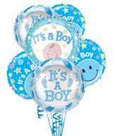 6 Baby Boy Balloons Balloons
