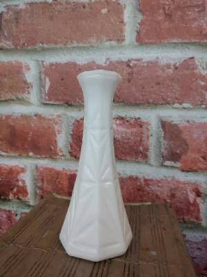 6" Milk Glass Bud Vase 