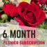 6 Month Flower Arrangement Subscription LOCAL DELIVERY ONLY