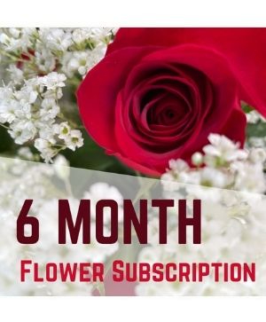 6 Month Flower Arrangement Subscription Local Delivery Only