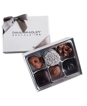 6 Pc David Bradley Chocolate Chocolate