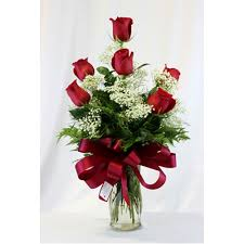 6 Beautiful Red Roses Beautiful Red Roses Half Dozen