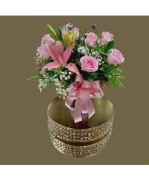 6 Rose  Vase Arrangement 