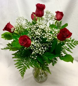 6 Rose Vase