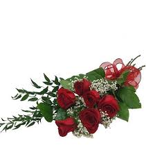 6 Wrapped Roses