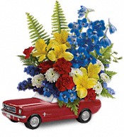 "65 Ford Mustang Bouquet in Crosby, TX | Pleasing Petals Flower Shop "65 Ford Mustang Bouquet in Crosby, TX | Pleasing Petals Flower Shop