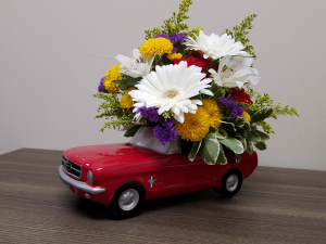 65 Ford Mustang Bouquet - by Tillie's Flower Shop