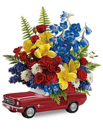 '65 Ford Mustang Bouquet Fresh Arrangement