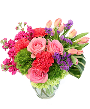 Amber Affection Flower Arrangement in Calgary, AB - Midnapore Flower Magic