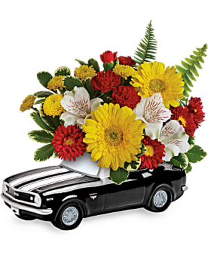 67 Chevy Camaro Fresh Floral Arrangement