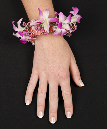 Prom deals flower bracelet