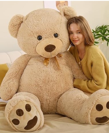 7 Feet,Giant Teddy Bear Stuffed Animal (BROWN) 7 Feet,Giant Teddy Bear Stuffed Animal (BROWN)