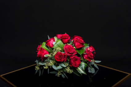Low Dozen Pave Red Roses or Any Color Roses