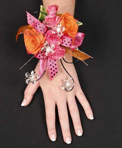 Ribbon Wristlet Corsage - Flower Mart