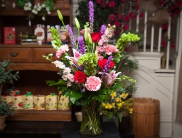 Pamela Vase Arrangement in Farmville, VA | Rochette's Florist