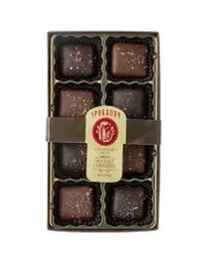 8 Piece Sea Salt and Caramel Gift Box 5 oz