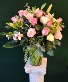 Pink & White Vase Arrangement 