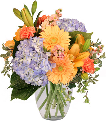 Filled with Delight Vase Arrangement  in Saugerties, NY | THE FLOWER GARDEN