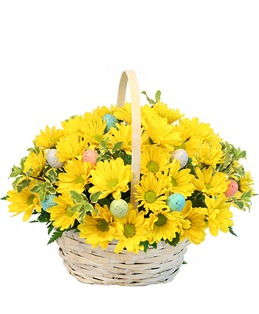 Easter Egg-spression Basket Arrangement in Valhalla, NY | Lakeview Florist