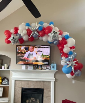 8ft Deluxe Grab N Go Balloon Decor