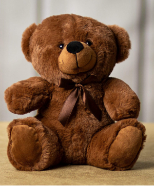 9" Gingerbread Brown Colorama Plus Bear Gift