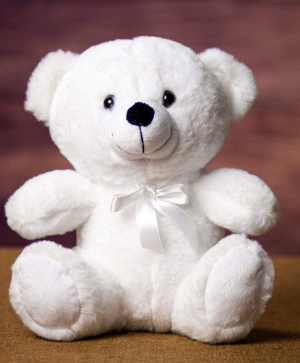 9" White White Colorama Plus Bear Gift