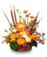 DELTA HARVEST SUNSET Floral Arrangement