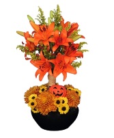 ORANGE YOU SPECIAL! Floral Topiary
